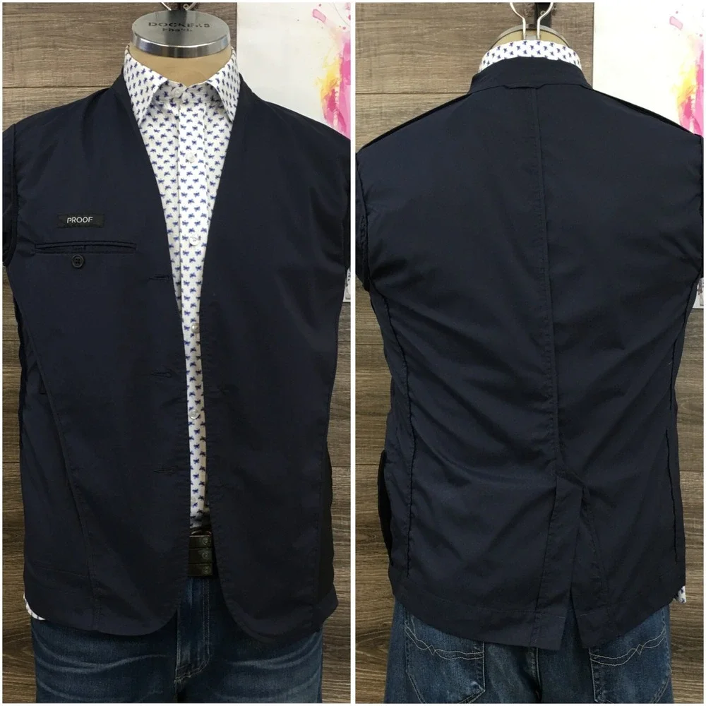 PROOF Mens Performance Blazer Sport Coat Casual Jacket Size S‎ (38S) Light Suit